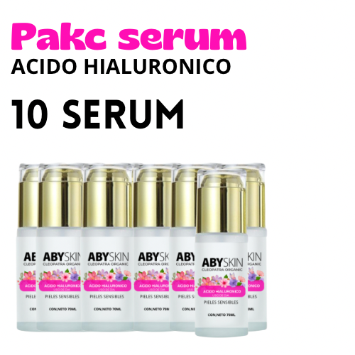 Pack de serum facial ácido hialurónico mayorista 10 Serum